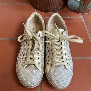 Sparkly formal sneakers